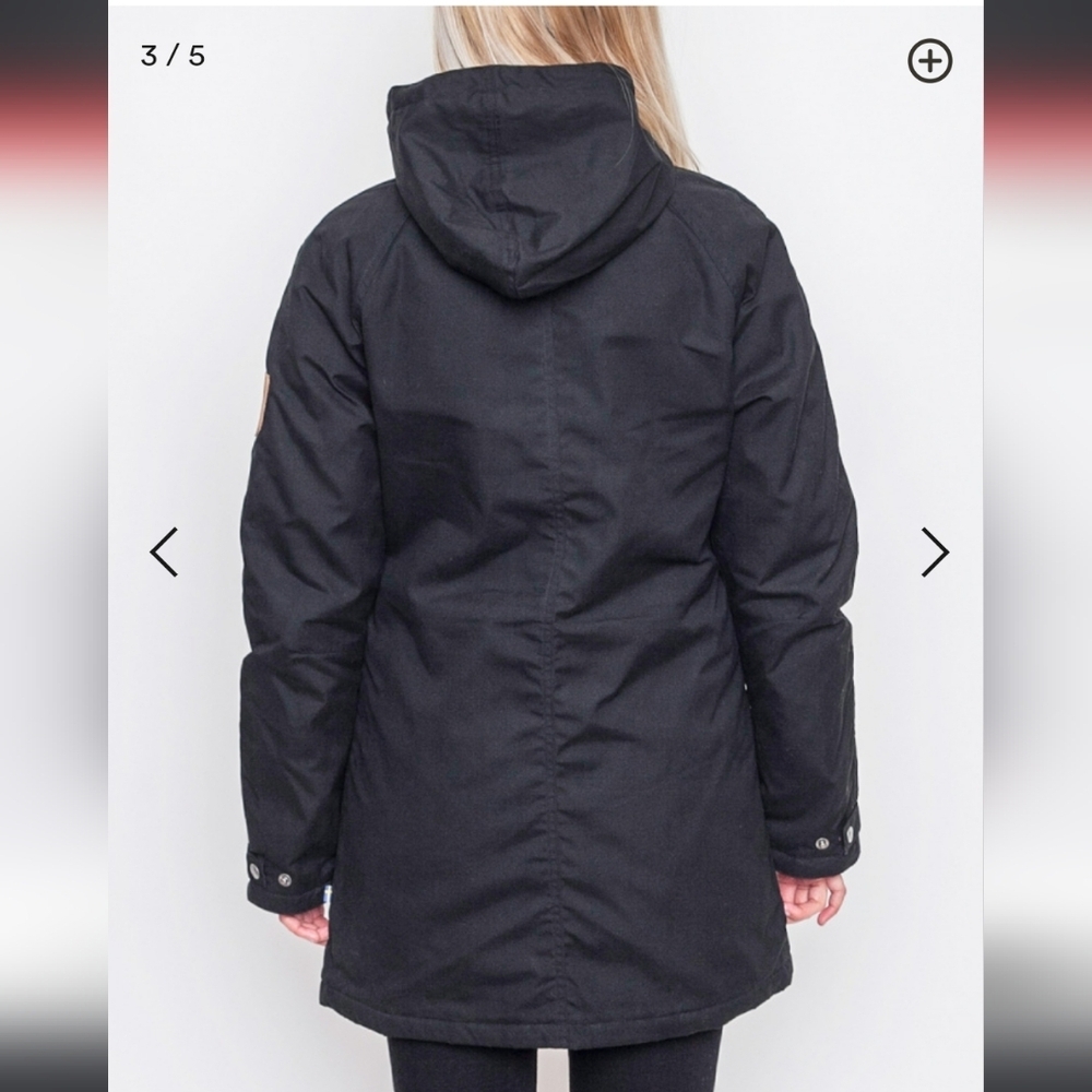 Fjallraven Greenland Parka Jacket Black - Picture 2 of 13